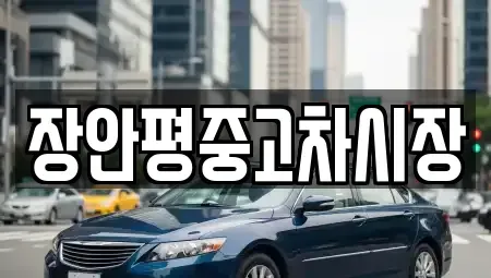 서울 종로구 경운동 중고차매매 전문 장안평중고차시장