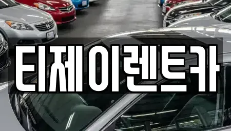 서울 종로구 도렴동 렌트카 전문 티제이렌트카