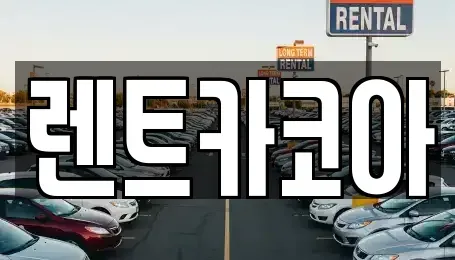 서울 종로구 운니동 렌트카 전문 렌트카코아