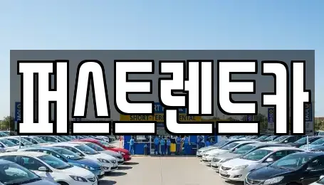 서울 중구 광희동1가 렌트카 전문 퍼스트렌트카