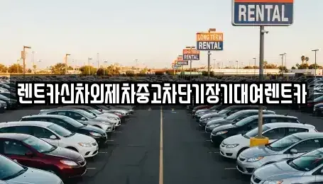서울 중구 인현동2가 단기렌트카 전문 렌트카신차외제차중고차단기장기대여렌트카