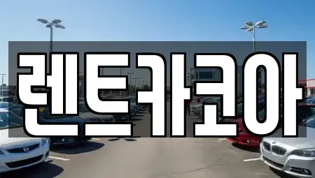서울 중구 인현동2가 렌트카 전문 렌트카코아