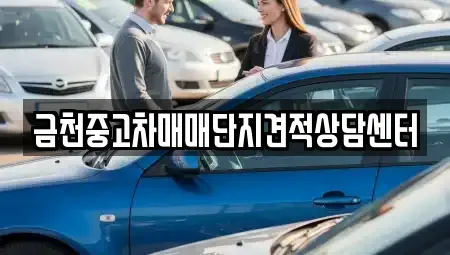 서울특별시 금천구 중고차매매 전문 금천중고차매매단지견적상담센터