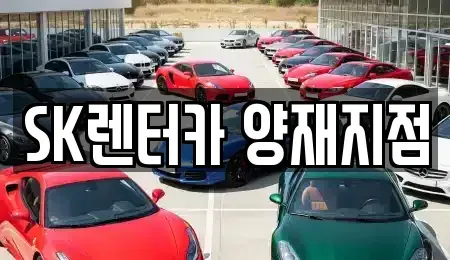 서울특별시 서초구 양재동 장기렌트카 전문 SK렌터카 양재지점