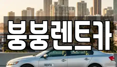 서울특별시 은평구 응암동 렌트카 전문 붕붕렌트카