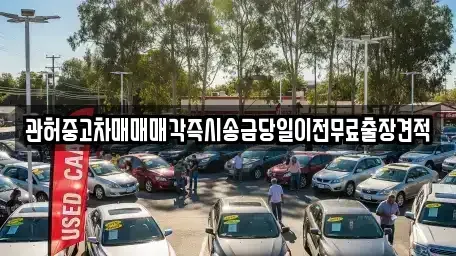 서울특별시 은평구 응암동 중고차 전문 관허중고차매매매각즉시송금당일이전무료출장견적
