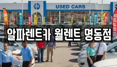 서울특별시 종로구 묘동 렌트카 전문 알파렌트카 월렌트 명동점