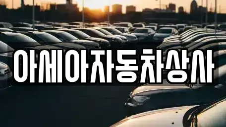 서울특별시 중구 남대문로3가 중고차매매 전문 아세아자동차상사