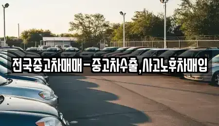 서울특별시 중구 남산동2가 중고차매입 전문 전국중고차매매-중고차수출,사고노후차매입