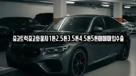 서울특별시 중구 주자동 중고차매입 전문 중고트럭중고화물차1톤2.5톤3.5톤4.5톤5톤매매매입수출