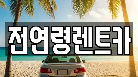 울산 남구 야음동 장기렌트카 전문 전연령렌트카