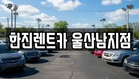 울산 남구 야음동 장기렌트카 전문 한진렌트카 울산남지점