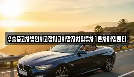 울산 남구 여천동 중고차매입 전문 수출중고차법인차고장사고차망자차압류차1톤차매입센터