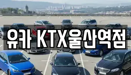 울산 울주군 삼남읍 렌트카 전문 유카 KTX울산역점