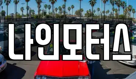 울산 중구 서동 중고차매매 전문 나인모터스