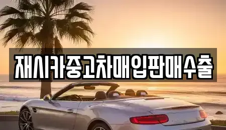 인천 계양구 용종동 중고차매입 전문 재시카중고차매입판매수출