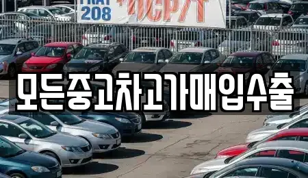 인천 서구 검암동 중고차매입 전문 모든중고차고가매입수출