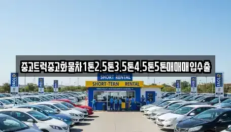 인천 중구 경동 중고차 전문 중고트럭중고화물차1톤2.5톤3.5톤4.5톤5톤매매매입수출