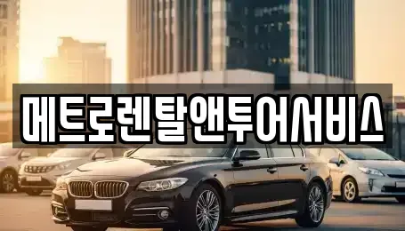 인천광역시 남동구 간석동 렌트카 전문 메트로렌탈앤투어서비스