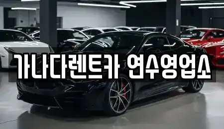 인천광역시 연수구 연수동 단기렌트카 전문 가나다렌트카 연수영업소