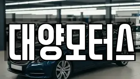 전남 나주시 중앙동 중고차매매 전문 대양모터스