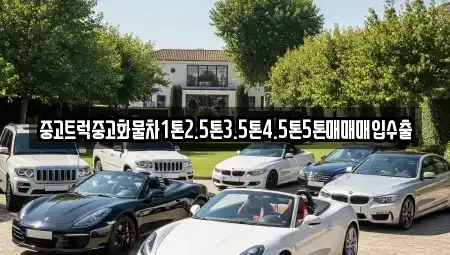전남 담양군 담양읍 중고차매입 전문 중고트럭중고화물차1톤2.5톤3.5톤4.5톤5톤매매매입수출