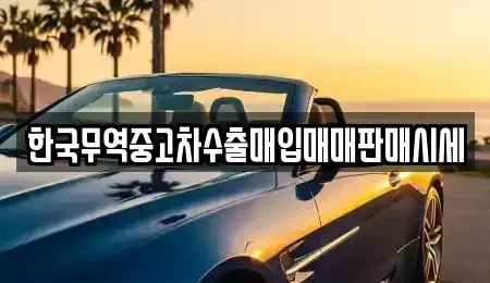 전남 담양군 담양읍 중고차매입 전문 한국무역중고차수출매입매매판매시세