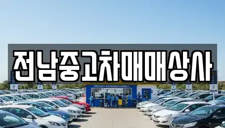 전남 무안군 망운면 중고차 전문 전남중고차매매상사