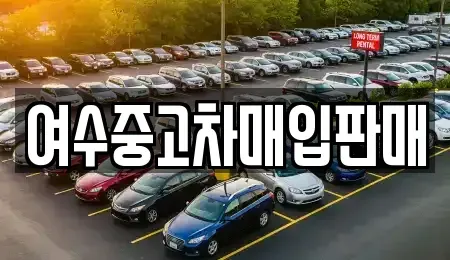 전남 순천시 해룡면 중고차매입 전문 여수중고차매입판매