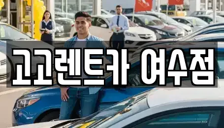 전남 여수시 군자동 렌트카 전문 고고렌트카 여수점