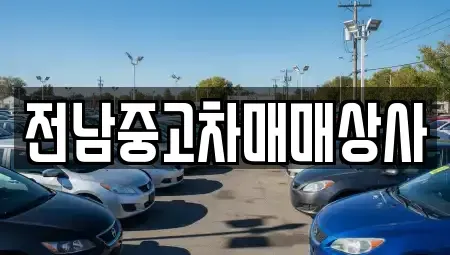 전남 화순군 한천면 중고차매매 전문 전남중고차매매상사