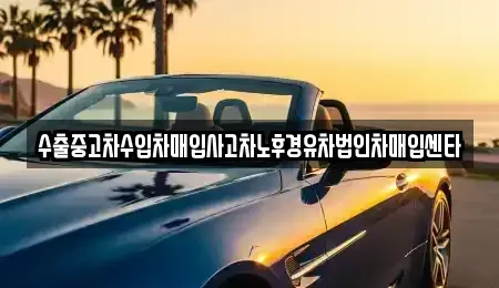 전라남도 강진군 성전면 중고차 전문 수출중고차수입차매입사고차노후경유차법인차매입센타