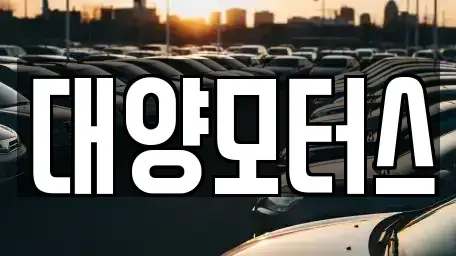전라남도 나주시 평산동 중고차매매 전문 대양모터스