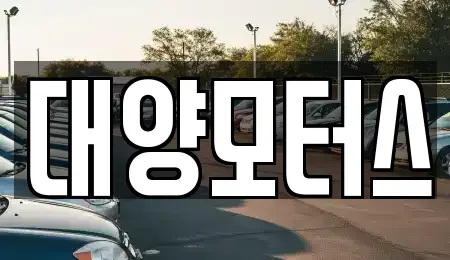 전라남도 여수시 공화동 중고차매매 전문 대양모터스