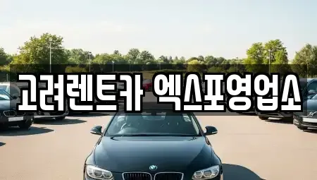 전라남도 여수시 신월동 렌트카 전문 고려렌트카 엑스포영업소