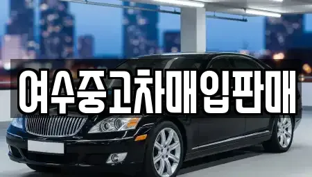 전라남도 여수시 신월동 중고차 전문 여수중고차매입판매