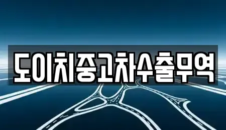 전라남도 영암군 중고차매매 전문 도이치중고차수출무역