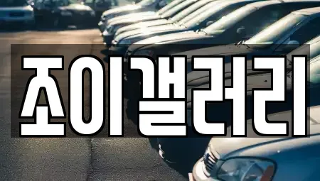 전라남도 영암군 중고차매매 전문 조이갤러리