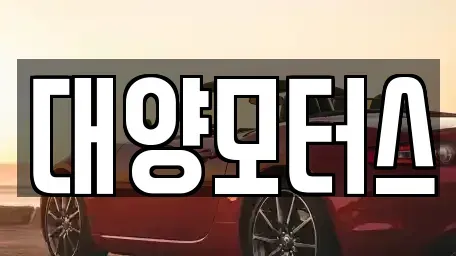 전라남도 장성군 삼서면 중고차 전문 대양모터스