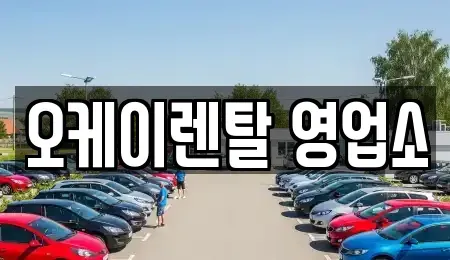 전라남도 장성군 장성읍 렌트카 전문 오케이렌탈 영업소