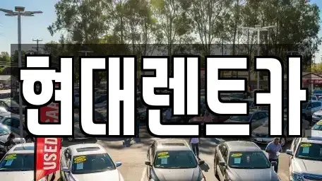 전북 군산시 대명동 렌트카 전문 현대렌트카