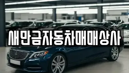 전북 군산시 대명동 중고차 전문 새만금자동차매매상사