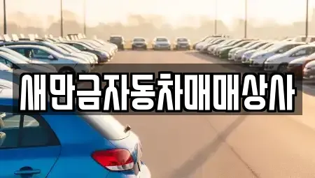 전북 군산시 대명동 중고차 전문 새만금자동차매매상사