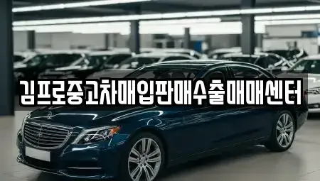전북 김제시 검산동 중고차매입 전문 김프로중고차매입판매수출매매센터