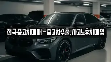 전북 남원시 천거동 중고차매입 전문 전국중고차매매-중고차수출,사고노후차매입