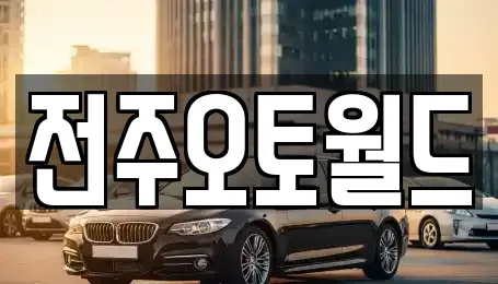 전북 전주시 덕진구 장동 중고차 전문 전주오토월드