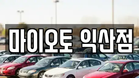 전북특별자치도 렌트카 전문 마이오토 익산점