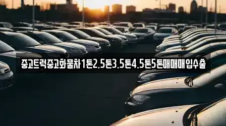 전북특별자치도 익산시 신흥동 중고차 전문 중고트럭중고화물차1톤2.5톤3.5톤4.5톤5톤매매매입수출