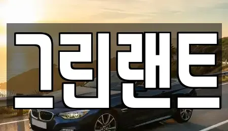 전북특별자치도 전주시 완산구 원당동 렌트카 전문 그린랜트