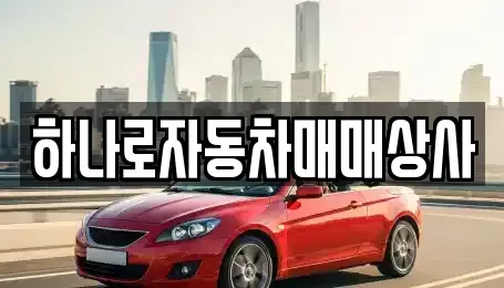 전북특별자치도 정읍시 교암동 중고차 전문 하나로자동차매매상사